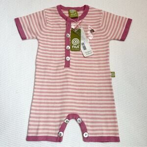 Nui one piece striped romper, 0-3 months